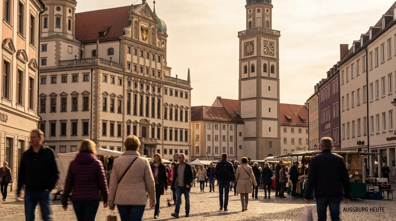Editorial-Stadtansicht von Augsburg — Anbauvereinigungen-Verzeichnis